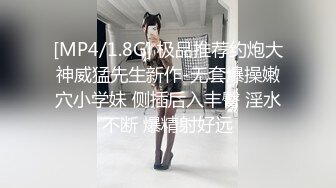 [MP4/1.8G] 极品推荐约炮大神威猛先生新作-无套爆操嫩穴小学妹 侧插后入丰臀 淫水不断 爆精射好远