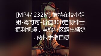 [MP4/ 232M] 推特在校小姐姐-霉可可-价值800定制绅士福利视频，电梯小区露出揉奶，两根手指自慰