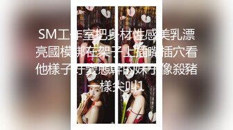 SM工作室把身材性感美乳漂亮國模綁在架子上插嘴插穴看他樣子好變態幹的妹子像殺豬一樣尖叫1