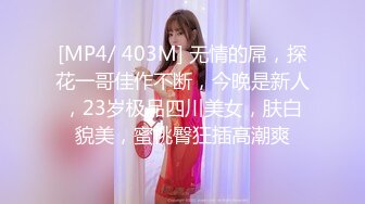 [MP4/ 403M] 无情的屌，探花一哥佳作不断，今晚是新人，23岁极品四川美女，肤白貌美，蜜桃臀狂插高潮爽